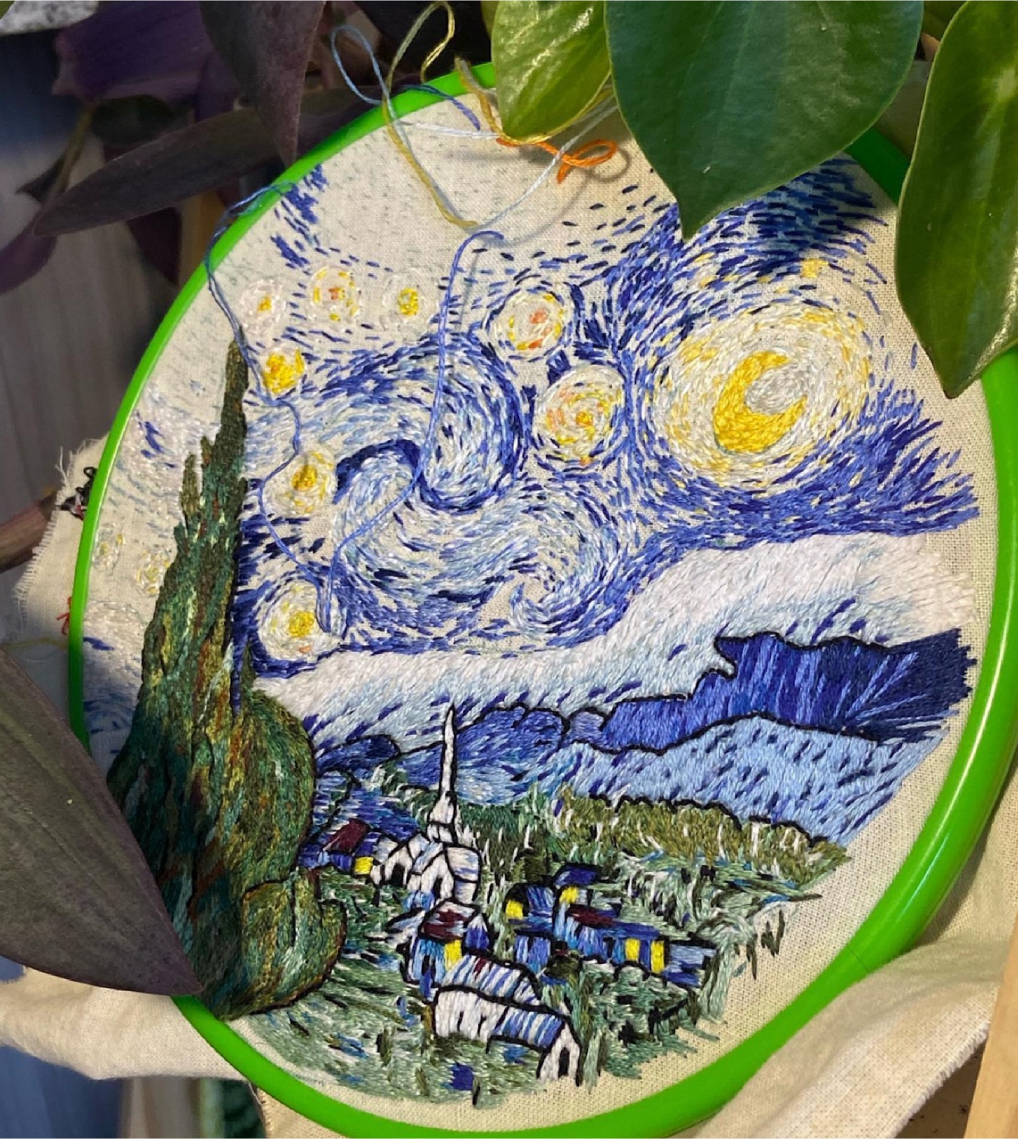 La noche estrellada de Vincent van gogh